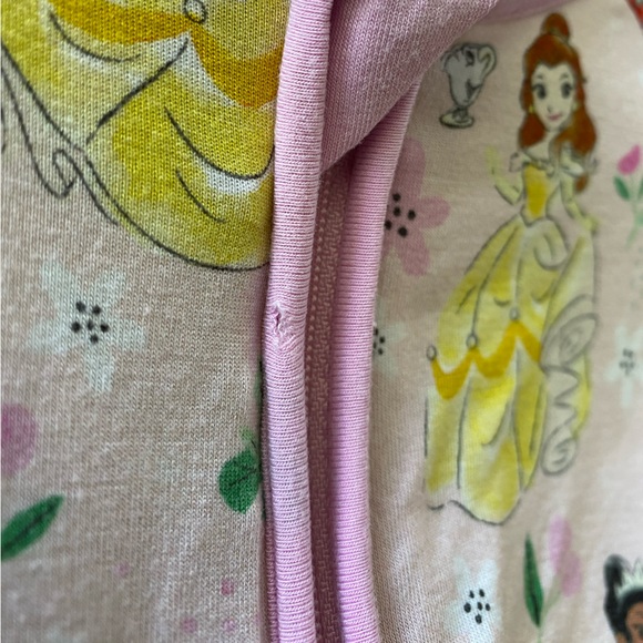 Little Sleepies OG Disney Princesses Pink 3-6 Month Zippy - Picture 4 of 6